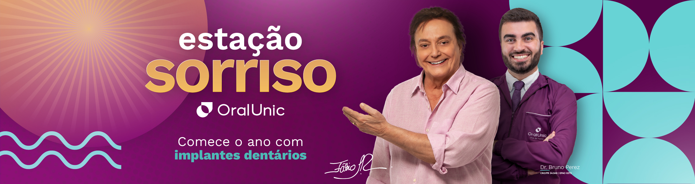 Estação Sorriso Oral Unic - Comece o ano com implantes dentários